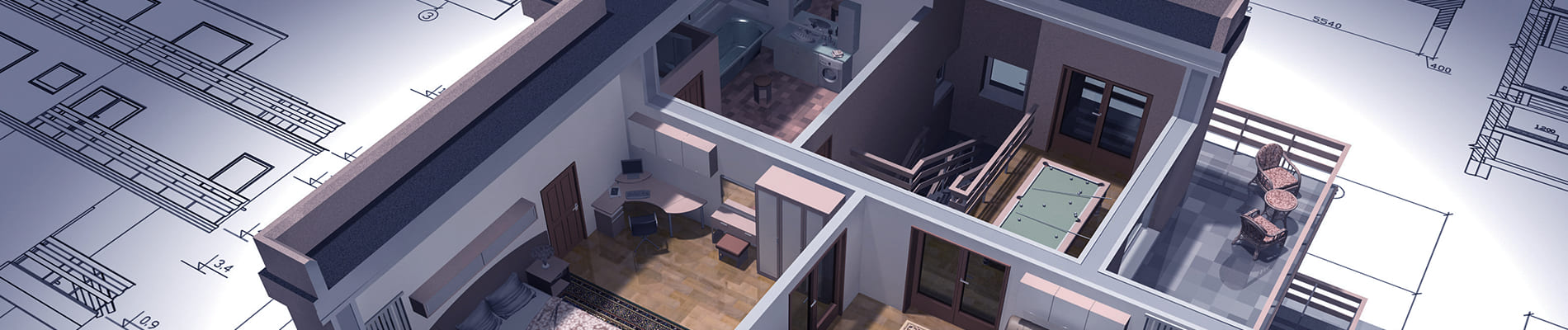 3D Floor Plan and Elevation Design