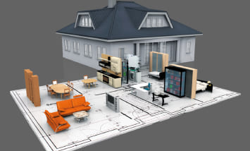 3D Interior and Exterior Modeling
